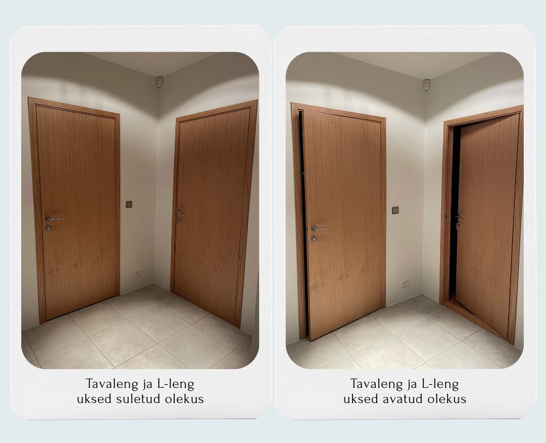 Tavaleng ja L-leng siseuksed samas ruumis