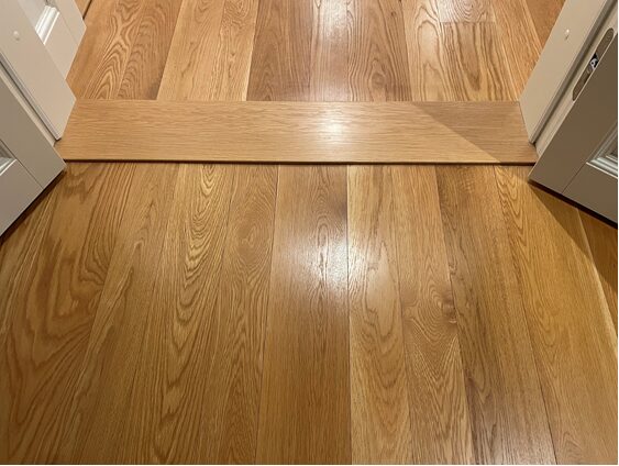 smooth, low threshold for interior doors