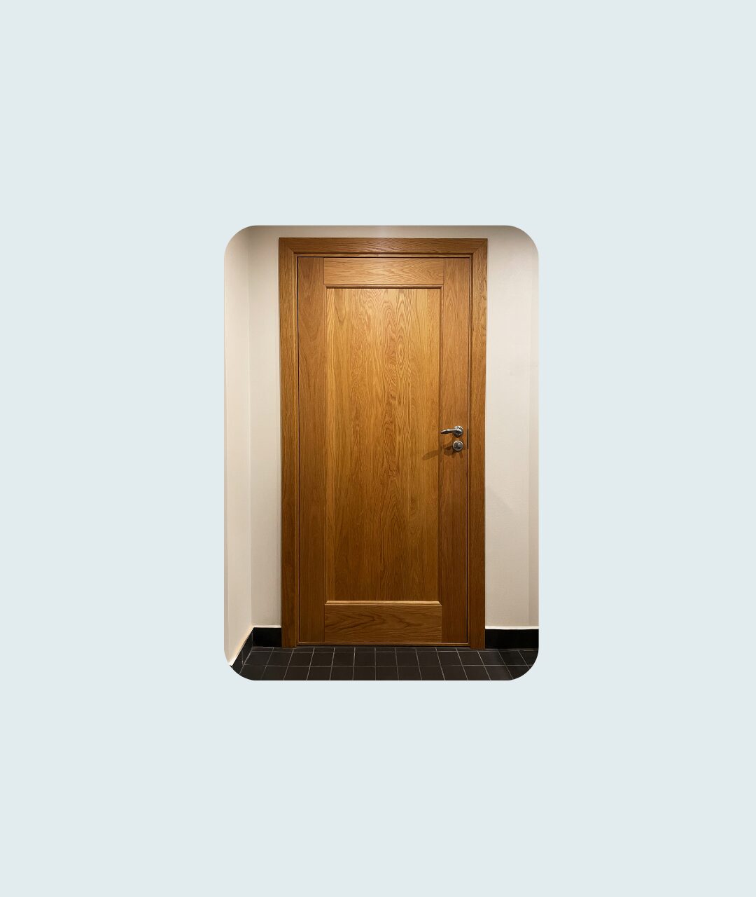 Customer asks: Is it possible to order solid wood interior doors with wider door frames?
