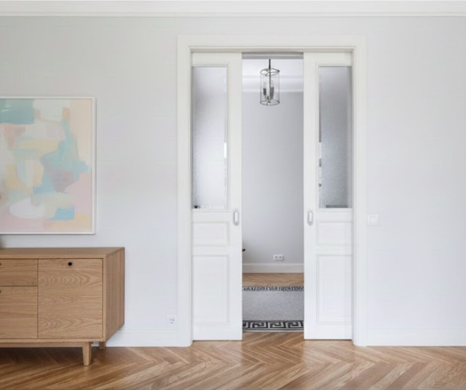 Internal pocket door solution