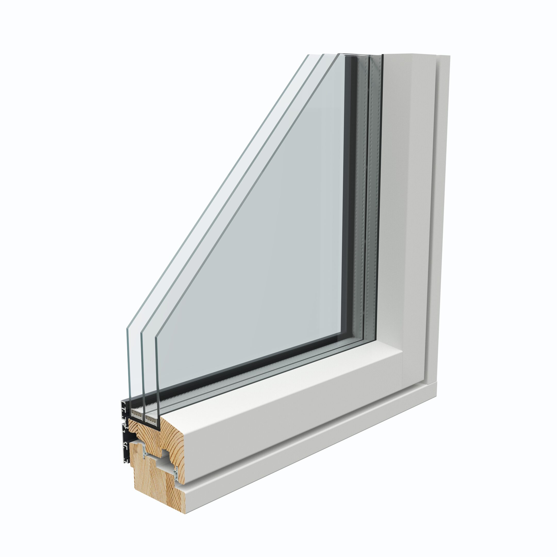 AruAL SlimLine1 W92FS IN - Seest vaade Softline profiil
